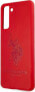 Фото #6 товара Чехол для смартфона US Polo USHCS21MSLHRTRE S21+ G996 красный Silicone On Tone
