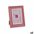 Photo frame Crystal Pink Plastic (6 Units) (2 x 21 x 16 cm)