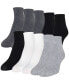 ფოტო #2 პროდუქტის Women's 10-Pack Casual Cushion Heel And Toe Ankle Socks