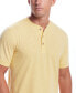 Фото #3 товара Men's Short Sleeve Melange Henley Shirt