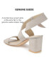 ფოტო #8 პროდუქტის Women's Hether Block Heel Sandals