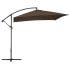 Фото #6 товара Parasol ogrodowy na wysięgniku kwadratowy 250 x 250 cm brązowy