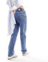 Фото #1 товара Tommy Jeans Julie high rise straight leg jeans in mid wash