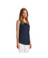 Фото #3 товара Women's Tall Supima Cotton Tunic Tank Top