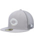 Фото #2 товара Men's Gray Cincinnati Reds 2023 On-Field Batting Practice 59FIFTY Fitted Hat