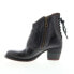 Фото #5 товара Bed Stu Xena F393017 Womens Black Leather Zipper Ankle & Booties Boots