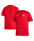 Men's Red Manchester United Crest T-shirt