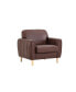 Фото #3 товара 37.8" Faux Leather Gorm Accent Chair