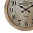 Wall Clock Natural Wood Crystal 60 x 60 x 6,5 cm