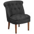 Фото #4 товара Hercules Kenley Series Black Fabric Tufted Chair