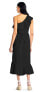 Фото #2 товара Adrianna Papell 156462 Women's One Shoulder Tie Waist Wrap Midi Dress Sz. 8 US