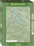 Artglob Puzzle 1000 - Bieszczady mapa turystyczna