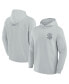 ფოტო #1 პროდუქტის Fanatics Men's Signature Gray Seattle Kraken Elements Lightweight Tri-Blend Fleece Hoodie