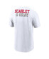 Men's White Ohio State Buckeyes Blitz 2-Hit T-Shirt