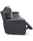 Фото #7 товара Hutchenson 3-Pc. Fabric Sectional with 3 Power Recliners and Power Headrests