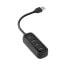 Фото #1 товара USB-разветвитель Vention VAS-J43-B050 Чёрный (1 штук)