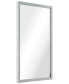 Фото #2 товара Contempo Polished Stainless Steel Rectangular Wall Mirror, 20" x 30"