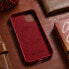Etui z naturalnej skóry do iPhone 14 MagSafe Case Leather pokrowiec bordowy