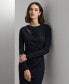 ფოტო #3 პროდუქტის Women's Cutout Stretch Jersey Dress