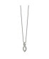 Фото #1 товара Chisel crystals from Swarovski Infinity Symbol Box Chain Necklace