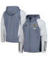 Фото #1 товара Men's Gray Philadelphia Union 2024 All-Weather Raglan Full-Zip Jacket