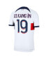 Фото #4 товара Men's Lee Kang In White Paris Saint-Germain 2023/24 Away Match Authentic Player Jersey