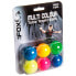 Фото #1 товара Мячи для настольного тенниса FOX TT цветные 40 мм 6 шт.