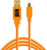Фото #2 товара Tether Tools TetherPro cable, USB 2.0 A to MiniB 5 pin, USB cable, 4.6 m, orange [cu5451]