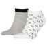 Фото #1 товара CALVIN KLEIN Sneaker All Over Logo socks 2 pairs