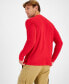 Фото #2 товара Men's Thermal Long-Sleeve Ribbed Crewneck Sweater, Created for Macy's