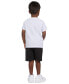 ფოტო #2 პროდუქტის Toddler & Little Boys Short-Sleeve T-Shirt & Fleece Shorts, 2 Piece Set