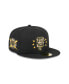 Фото #2 товара Men's Black San Francisco Giants 2024 Armed Forces Day On-Field 59FIFTY Fitted Hat
