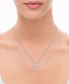 Фото #2 товара Macy's diamond 18" Cross Pendant Necklace (2 ct. t.w.) in 14k White Gold