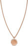 Pink gilded necklace with shell TOCCOMBO JTNCRG-J449