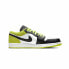 Кроссовки Nike Air Jordan 1 Low Black Cyber (Белый, Черный)