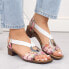 Фото #15 товара Comfortable floral sandals Rieker W RKR334C multicolor