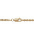 ფოტო #5 პროდუქტის Rope Link 22" Chain Necklace in 14k Gold