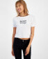 ფოტო #1 პროდუქტის Juniors' Socially Distant Baby Tee