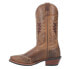 Фото #3 товара Laredo Williams Leather Square Toe Cowboy Mens Brown 68470