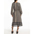 REPLAY W9093.000.10341 Long Sleeve Midi Dress