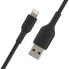 Фото #3 товара Belkin Lightning USB A Male to Male Cable - 1m - Black