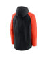 Фото #4 товара Куртка Nike Мужская Черная двухцветная куртка с капюшоном Full-Zip Raglan Orioles Authentic Collection.