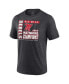 Фото #3 товара Men's Heathered Charcoal Ole Miss Rebels 2022 NCAA Men's Baseball College World Series Champions Pitching Mound Tri-Blend T-shirt