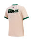 ფოტო #2 პროდუქტის Women's Cream Distressed Philadelphia Eagles Retro Classic Ringer T-shirt