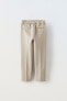 Фото #2 товара Костюмные брюки комфортной посадки из рельефной ткани ZARA