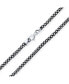 Фото #1 товара Bali Style Thin Sterling Silver Coreana Black Popcorn Chain Necklace and Women 3MM 20 Inch