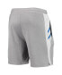 Фото #4 товара Men's Gray Philadelphia 76ers Stature Shorts