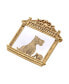 ფოტო #1 პროდუქტის Gold Tone Clear Glass Dog, Ball, Bone Pin