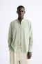 CREASED-EFFECT COTTON SHIRT