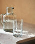 Фото #1 товара Hammered glass tumbler